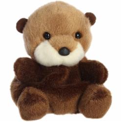 Мягкая игрушка Aurora Palm Pals (Палм Палс) Морская выдра 12 см бежевый с коричневым 210649S