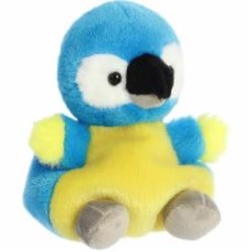 Мягкая игрушка Aurora Palm Pals (Палм Палс) Сине-желтый ара 12 см бело-голубо-желтый 210557B