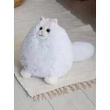 Мягкая игрушка DGT-PLUSH Кот Беляш 31 см белый KAT01