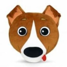 Подушка декоративная WP Merchandise пес Патрон 34 см светло-коричневый FWPATRONPI22WTBN2