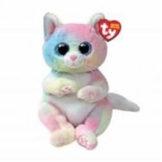 Мягкая игрушка TY Радужный кот CAT 15 см разноцветный 41291