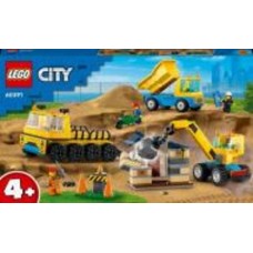 Конструктор LEGO City Строительный грузовик и шаровидный кран-таран 60391