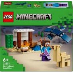 Конструктор LEGO Minecraft Экспедиция Стива в пустыню 21251