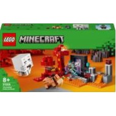 Конструктор LEGO Minecraft Засада возле портала в Нижнем мире 21255