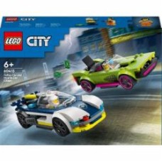 Конструктор LEGO City Преследование маслкара на полицейском автомобиле 60415