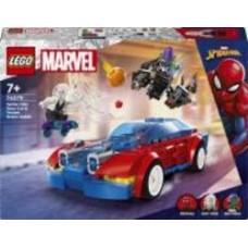 Конструктор LEGO Super Heroes Автомобиль для гонок Человека-Паука и Зеленый Гоблин с ядом Венома 76279
