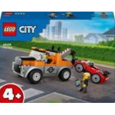 Конструктор LEGO City Эвакуатор и ремонт спортивных автомобилей 60435