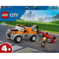 Конструктор LEGO City Эвакуатор и ремонт спортивных автомобилей 60435