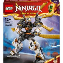 Конструктор LEGO NINJAGO Драконовый робот-титан Коула 71821