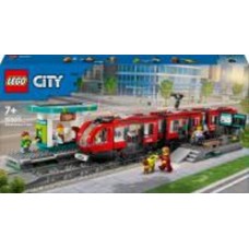Конструктор LEGO City Трамвай и вокзал в центре города 60423