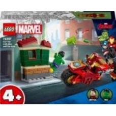 Конструктор LEGO Super Heroes Marvel Железный Человек на мотоцикле и Галк 76287