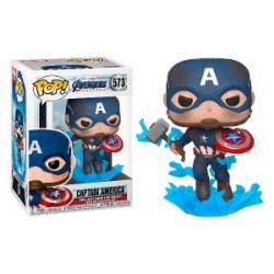 Игровая фигурка Funko Pop! cерии Мстители: Финал Капитан Америка с мьельниром 45137