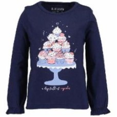 Реглан для девочки Blue Seven вкуснятина р.122 ультрамарин 750722 X*
