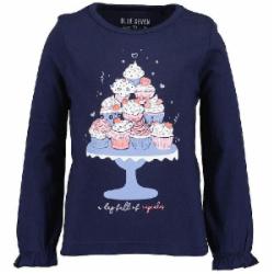 Реглан для девочки Blue Seven вкуснятина р.122 ультрамарин 750722 X*