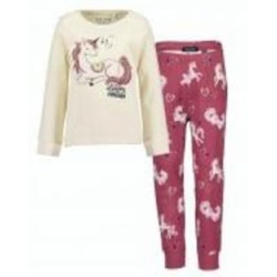 Пижама для девочек Blue Seven р.134 белый 777523 X5019