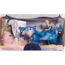 Игровой набор Shantou кукла с каретой и лошадью OTE0661047