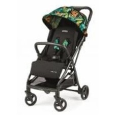 Коляска прогулочная Peg-Perego Selfie Jaguars черный с тропическим рисунком