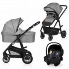 Коляска 3 в 1 Lionelo LO-BIANKA 3IN1 GREY STONE