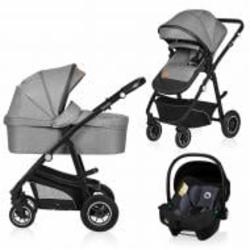 Коляска 3 в 1 Lionelo LO-BIANKA 3IN1 GREY STONE