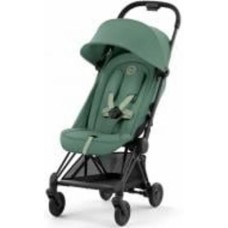 Коляска прогулочная Cybex Coya Matt Black Leaf Green (522004355)