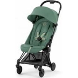 Коляска прогулочная Cybex Coya Matt Black Leaf Green (522004355)