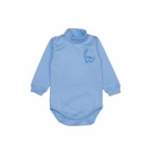 Боди-гольф для мальчика Luna Kids Дино р.80 голубой 0088