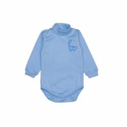 Боди-гольф для мальчика Luna Kids Дино р.80 голубой 0088