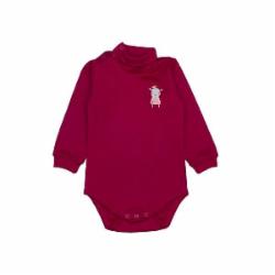 Боди-гольф для девочки Luna Kids Овечка р.80 бордовый 0090