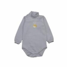 Боди-гольф унисекс Luna Kids Зайчик р.86 серый 0091