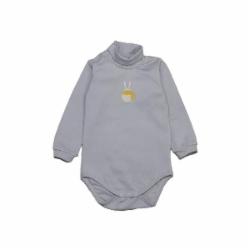 Боди-гольф унисекс Luna Kids Зайчик р.86 серый 0091