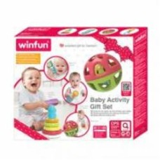 Игровой набор Winfun пирамида, телефон, погремушка, грызунок 3035-NL