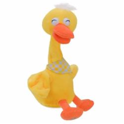 Игрушка мягкая интерактивная Shantou Утка-повторюшка K4104
