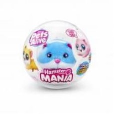 Игрушка мягкая интерактивная Pets & Robo Alive S1 Забавный хомячок (голубой) 9543-1