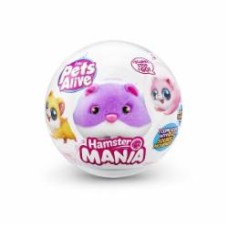 Игрушка мягкая интерактивная Pets & Robo Alive S1 Забавный хомячок (фиолетовый) 9543-3