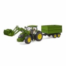 Трактор Bruder John Deere с прицепом 1:16 03155