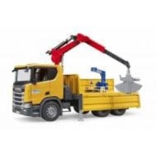 Машинка Bruder Scania Super 560R с краном-манипулятором и аксессуарами 1:16 03551