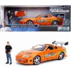 Игровой набор Jada 1:24 Форсаж Toyota Supra (1995) с фигуркой Брайяна 253205001
