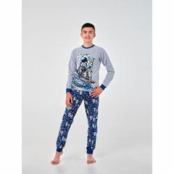 Пижама для мальчиков Smil 104747 р.170 серый меланж 104747
