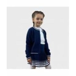 Кофта для девочки ART KNIT Герда р.122 синий