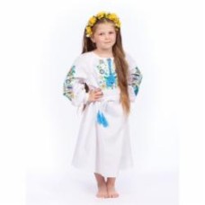 Платье Эдельвика р.140 белый 109-22/00