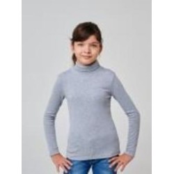 Гольф для девочки Smil 114949 р.128 серый меланж 114949