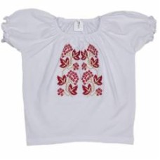 Вышиванка для девочек Luna Kids Калина р.98 белый