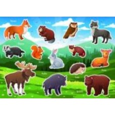 Доска MISLT Животный мир 35x25 см