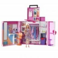 Игрушечный набор Barbie Двухэтажный шкаф мечты с куклой HGX57
