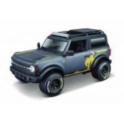 Машинка Maisto 1:24 игрушечная 2021 Ford Bronco Badlands 32541 met. grey