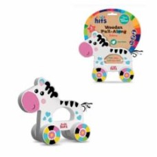 Игрушка деревянная Kids Hits Wooden Pull-Along Zebra KH20/010