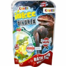 Бомбочка для ванны Inkee с игрушкой Динозавры (35597)