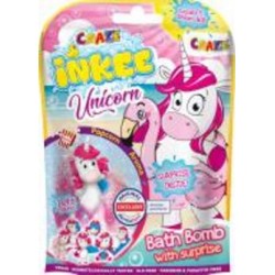 Бомбочка для ванны Inkee с игрушкой Единорожки (35832)