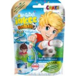 Бомбочка для ванны Inkee с игрушкой Футбол (40164)