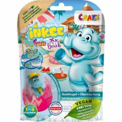 Бомбочка для ванны Inkee с игрушкой Бегемотики (43417)